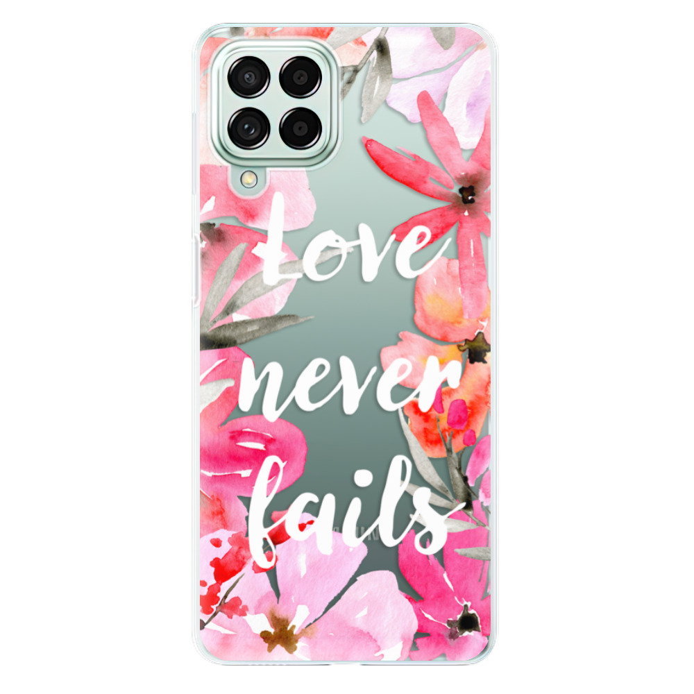 Odolné silikonové pouzdro iSaprio - Love Never Fails - Samsung Galaxy M53 5G