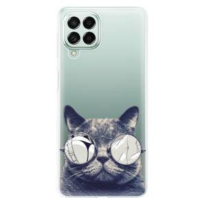 Silikonové odolné pouzdro iSaprio - Crazy Cat 01 na mobil Samsung Galaxy M53 5G