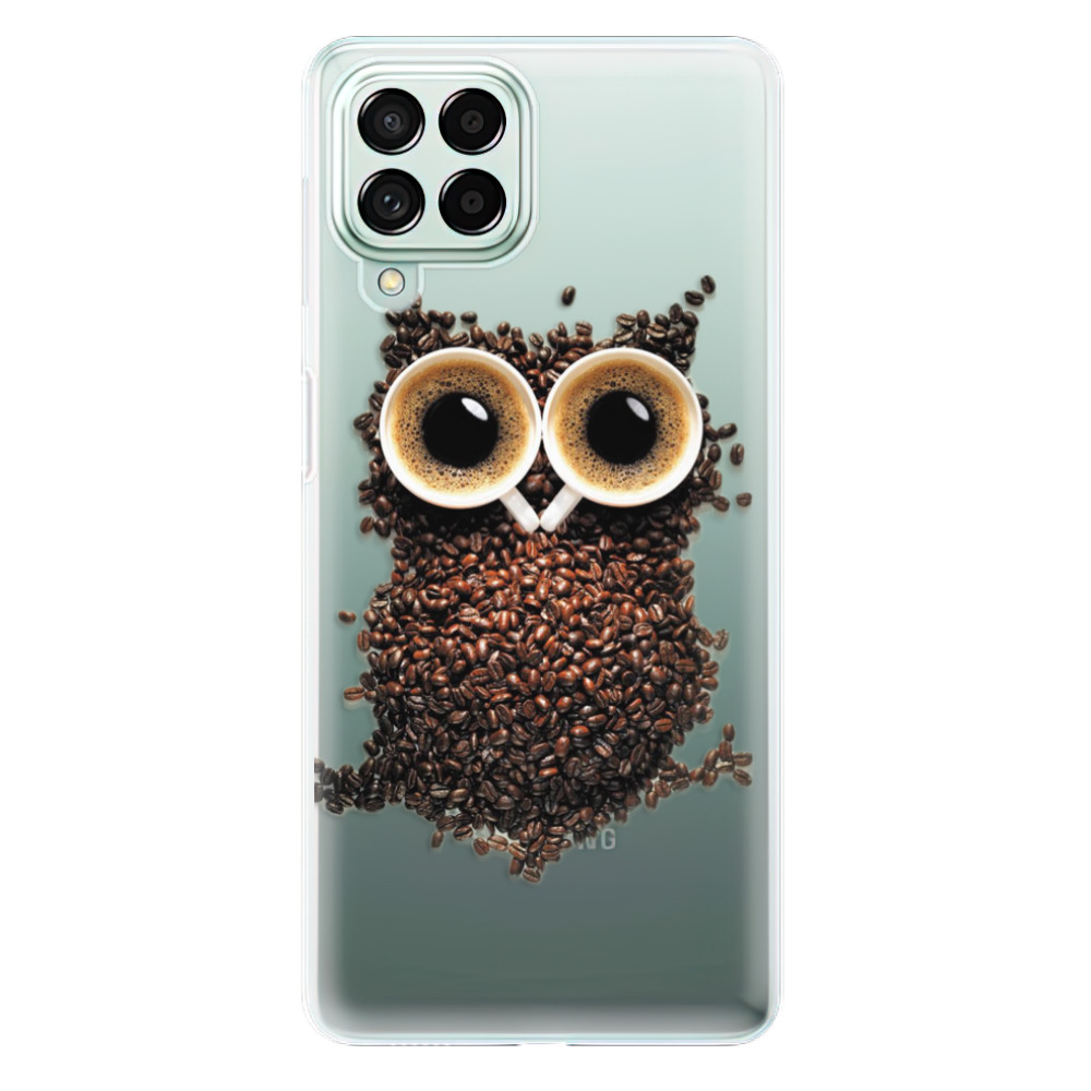 Odolné silikonové pouzdro iSaprio - Owl And Coffee - Samsung Galaxy M53 5G
