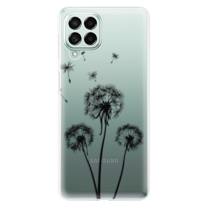 Silikonové odolné pouzdro iSaprio - Three Dandelions - black na mobil Samsung Galaxy M53 5G