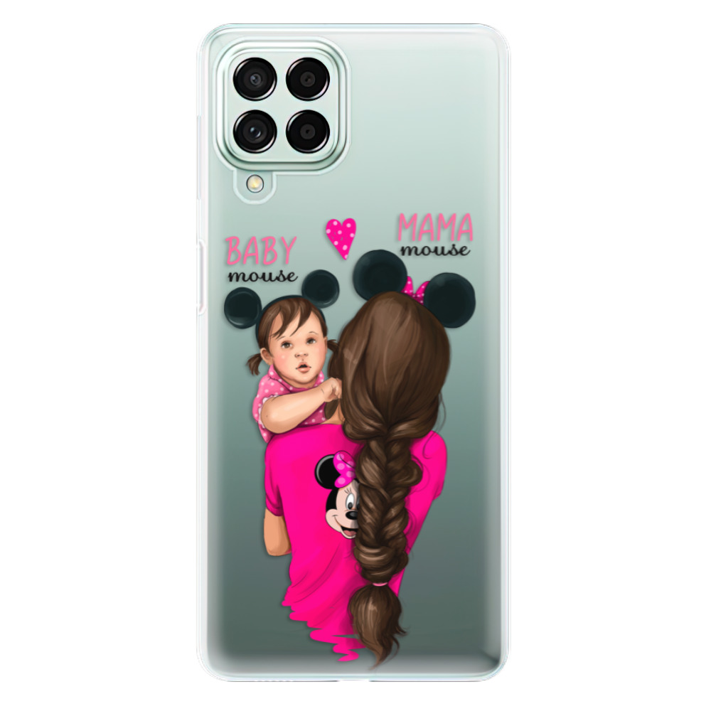 Odolné silikonové pouzdro iSaprio - Mama Mouse Brunette and Girl - Samsung Galaxy M53 5G