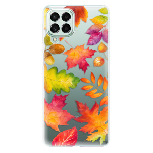 Silikonové odolné pouzdro iSaprio - Autumn Leaves 01 na mobil Samsung Galaxy M53 5G