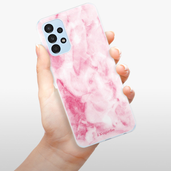 Silikonové pouzdro iSaprio - Samsung Galaxy A13 - RoseMarble 16