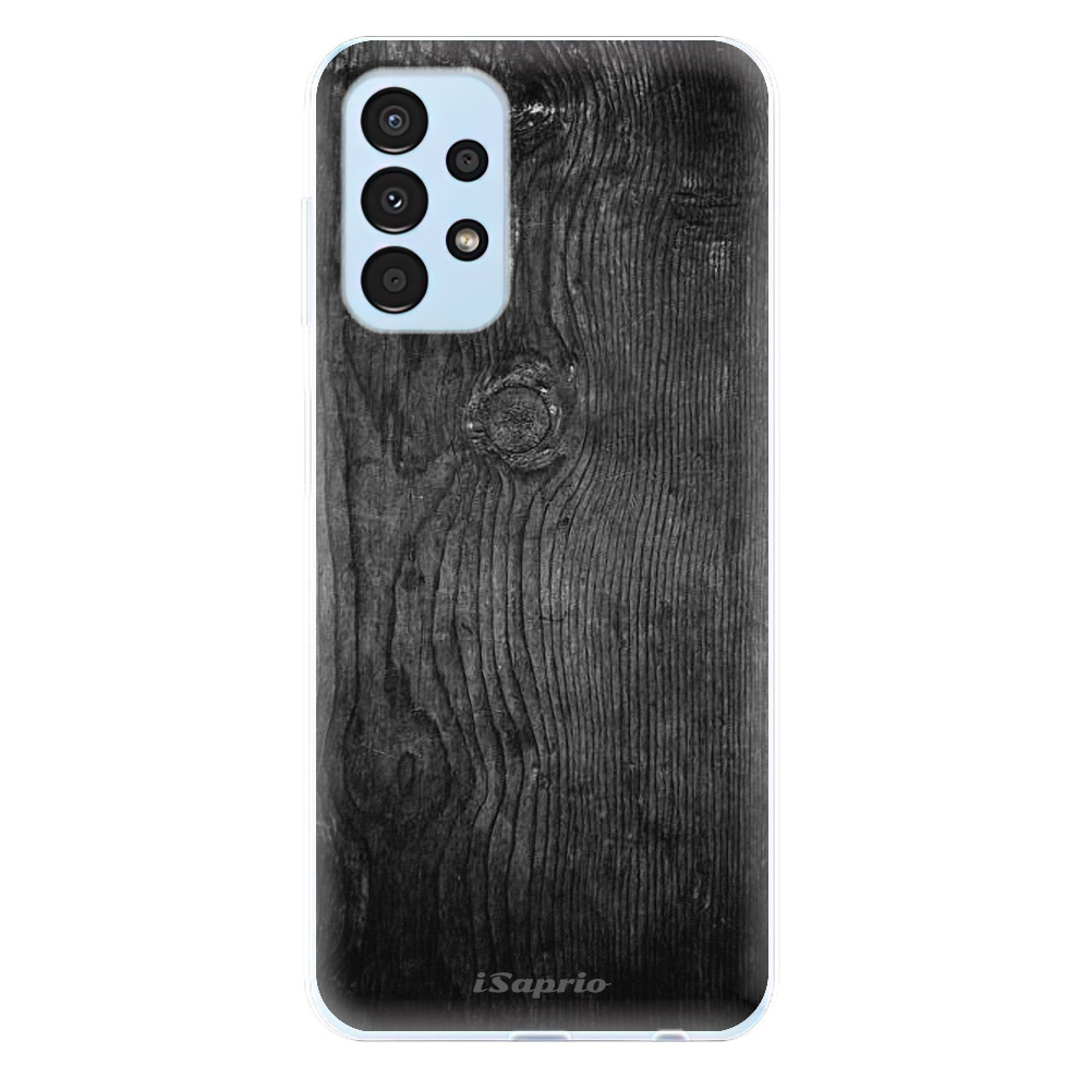 Odolné silikonové pouzdro iSaprio - Black Wood 13 - Samsung Galaxy A13