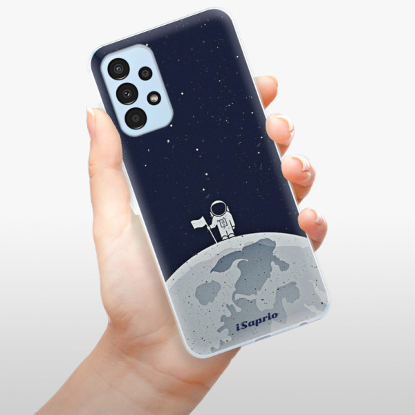 Silikonové pouzdro iSaprio - Samsung Galaxy A13 - On The Moon 10