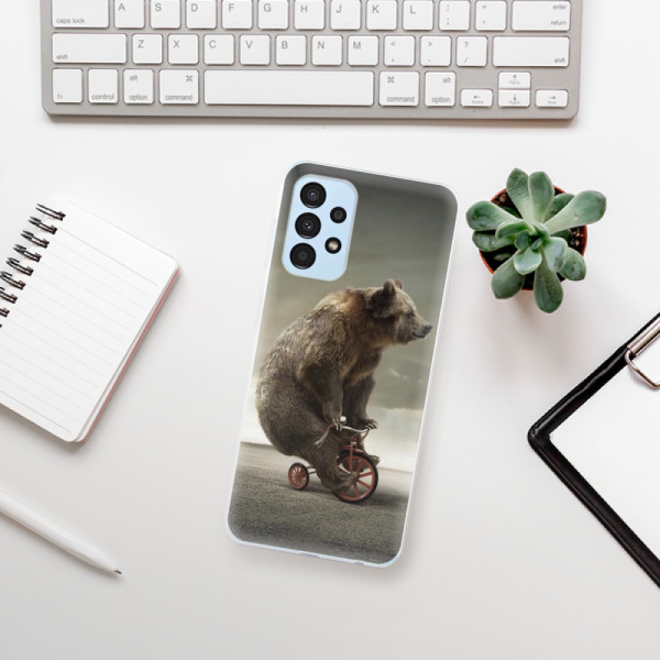 Silikonové pouzdro iSaprio - Samsung Galaxy A13 - Bear 01