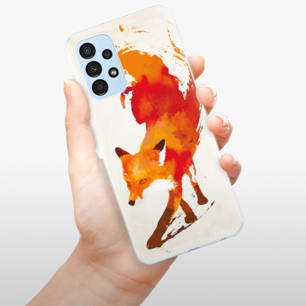 Silikonové pouzdro iSaprio - Samsung Galaxy A13 - Fast Fox