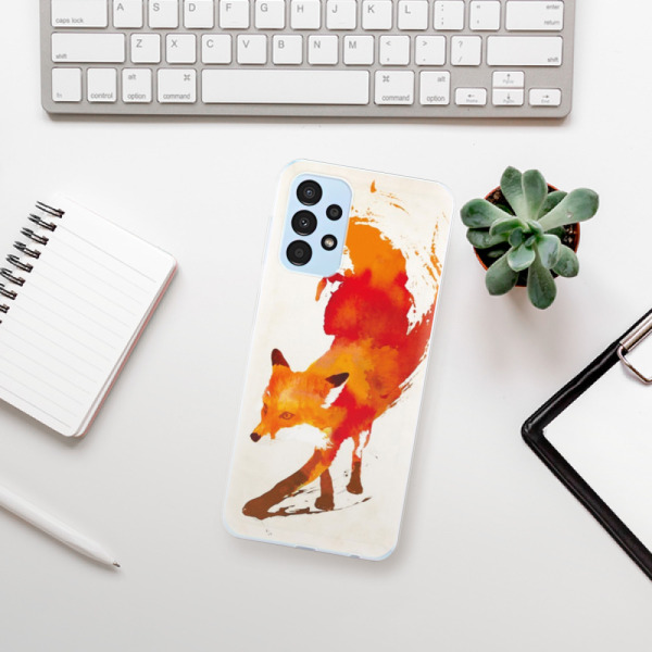 Silikonové pouzdro iSaprio - Samsung Galaxy A13 - Fast Fox