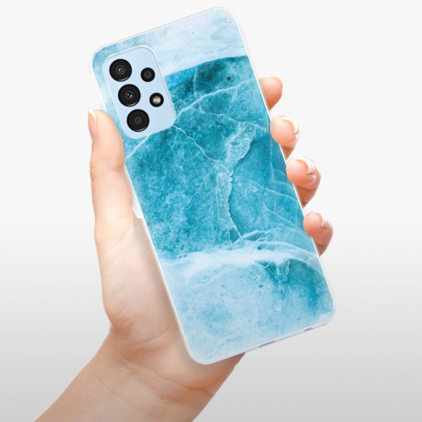 Silikonové pouzdro iSaprio - Samsung Galaxy A13 - Blue Marble