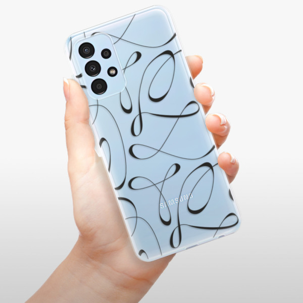 Silikonové pouzdro iSaprio - Samsung Galaxy A13 - Fancy black