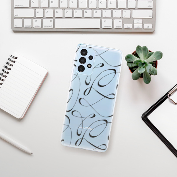 Silikonové pouzdro iSaprio - Samsung Galaxy A13 - Fancy black