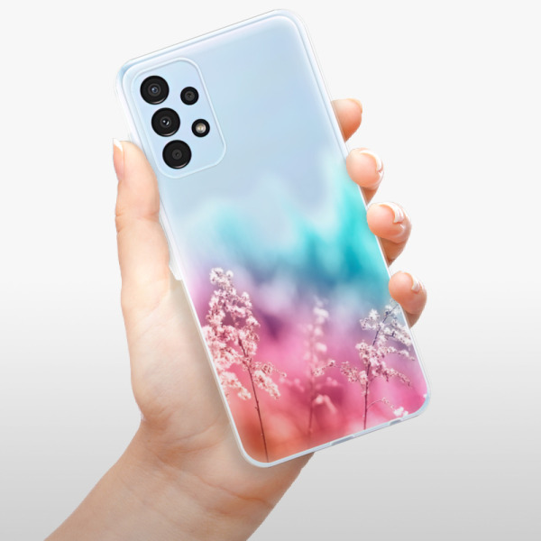 Silikonové pouzdro iSaprio - Samsung Galaxy A13 - Rainbow Grass