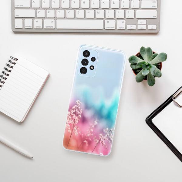 Silikonové pouzdro iSaprio - Samsung Galaxy A13 - Rainbow Grass