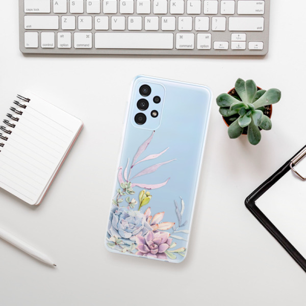 Silikonové pouzdro iSaprio - Samsung Galaxy A13 - Succulent 01