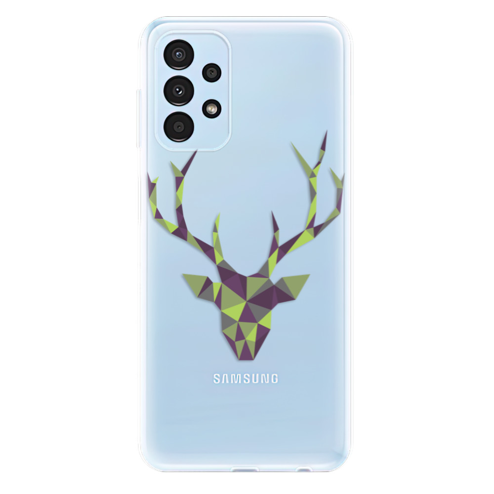 Odolné silikonové pouzdro iSaprio - Deer Green - Samsung Galaxy A13