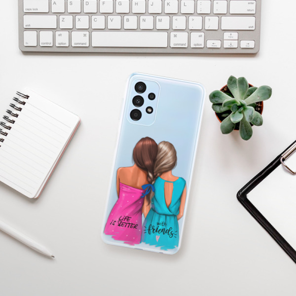Silikonové pouzdro iSaprio - Samsung Galaxy A13 - Best Friends