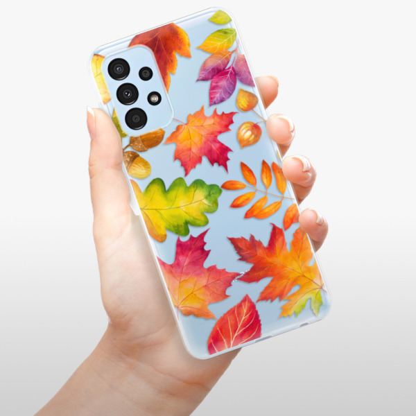 Silikonové pouzdro iSaprio - Samsung Galaxy A13 - Autumn Leaves 01