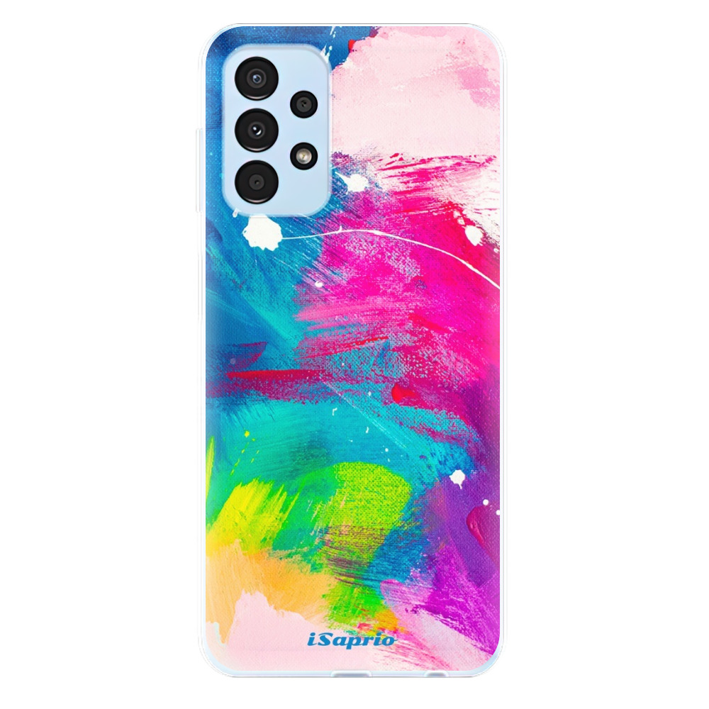 Odolné silikonové pouzdro iSaprio - Abstract Paint 03 - Samsung Galaxy A13