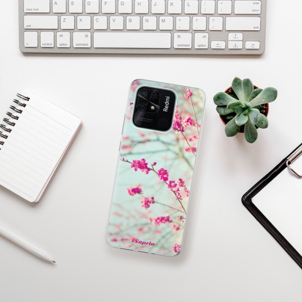 Silikonové pouzdro iSaprio - Xiaomi Redmi 10C - Blossom 01