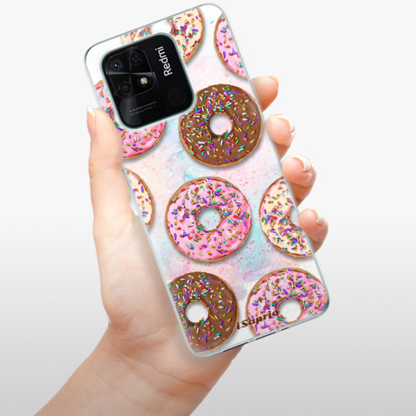 Silikonové pouzdro iSaprio - Xiaomi Redmi 10C - Donuts 11