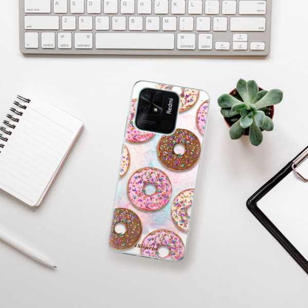 Silikonové pouzdro iSaprio - Xiaomi Redmi 10C - Donuts 11