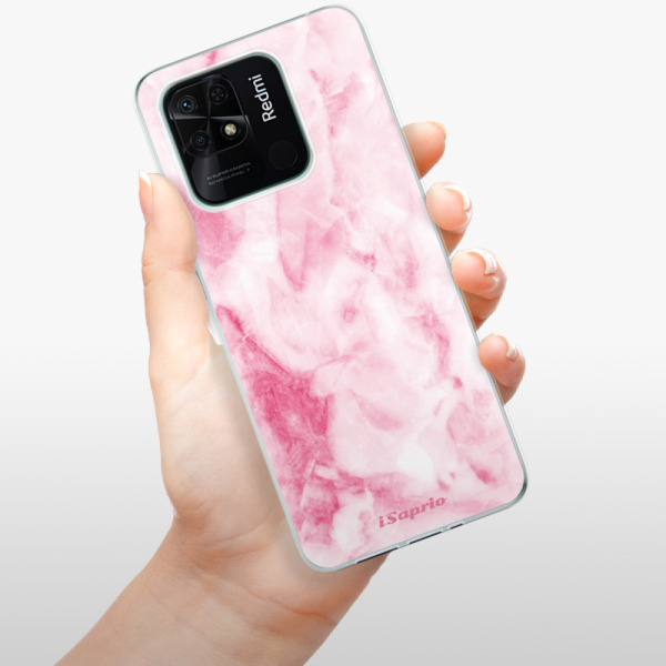 Silikonové pouzdro iSaprio - Xiaomi Redmi 10C - RoseMarble 16