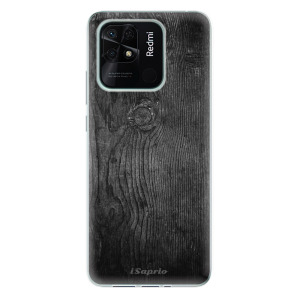 Silikonové odolné pouzdro iSaprio - Black Wood 13 na mobil Xiaomi Redmi 10C