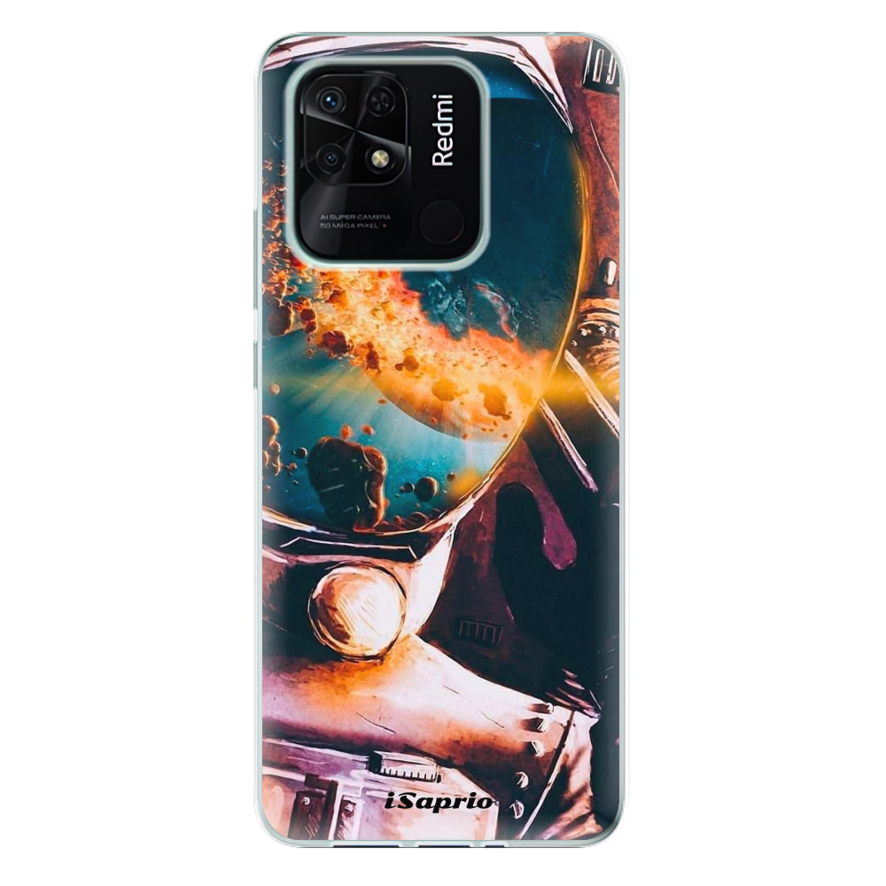 Silikonové odolné pouzdro iSaprio - Astronaut 01 na mobil Xiaomi Redmi 10C (Silikonový odolný kryt, obal, pouzdro iSaprio - Astronaut 01 na mobilní telefon Xiaomi Redmi 10C)