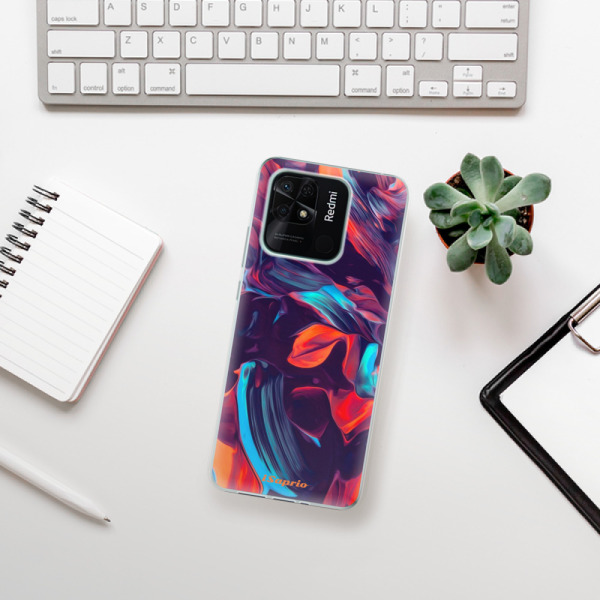 Silikonové pouzdro iSaprio - Xiaomi Redmi 10C - Color Marble 19
