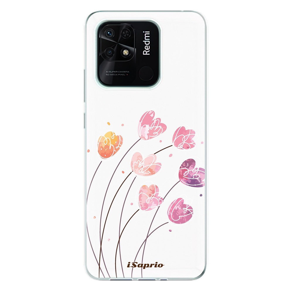 Silikonové odolné pouzdro iSaprio - Flowers 14 na mobil Xiaomi Redmi 10C (Silikonový odolný kryt, obal, pouzdro iSaprio - Flowers 14 na mobilní telefon Xiaomi Redmi 10C)