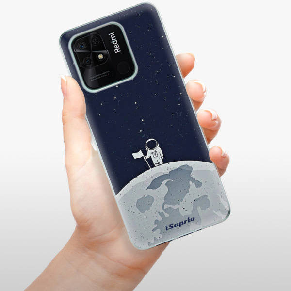 Silikonové pouzdro iSaprio - Xiaomi Redmi 10C - On The Moon 10