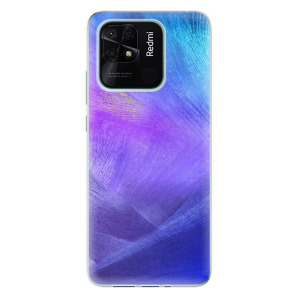 Silikonové pouzdro iSaprio - Xiaomi Redmi 10C - Purple Feathers