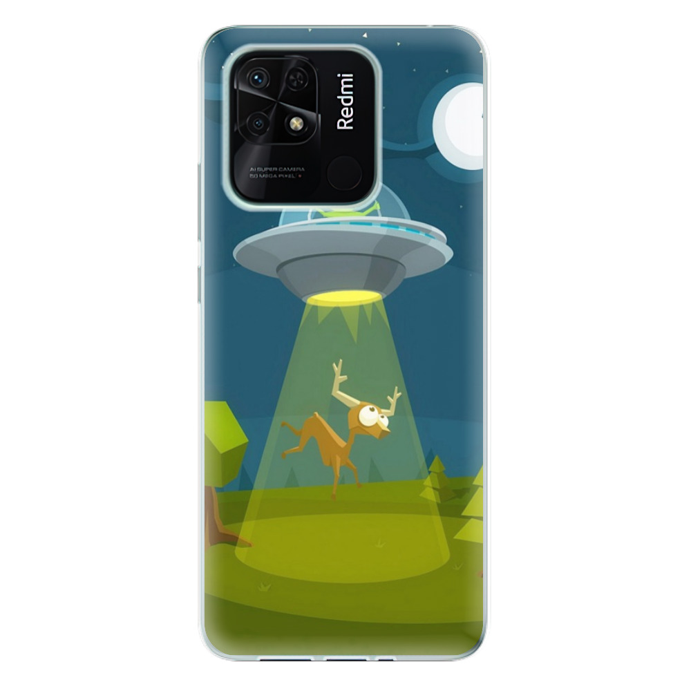 Silikonové odolné pouzdro iSaprio - Alien 01 na mobil Xiaomi Redmi 10C (Silikonový odolný kryt, obal, pouzdro iSaprio - Alien 01 na mobilní telefon Xiaomi Redmi 10C)
