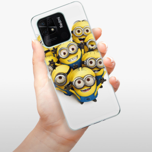 Silikonové pouzdro iSaprio - Xiaomi Redmi 10C - Mimons 01
