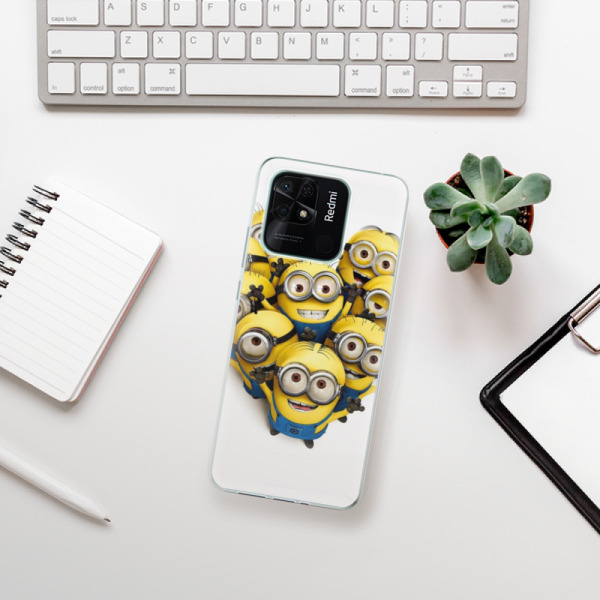 Silikonové pouzdro iSaprio - Xiaomi Redmi 10C - Mimons 01