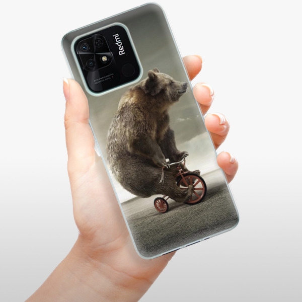 Silikonové pouzdro iSaprio - Xiaomi Redmi 10C - Bear 01