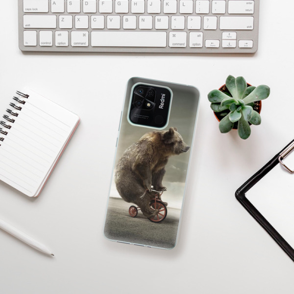 Silikonové pouzdro iSaprio - Xiaomi Redmi 10C - Bear 01