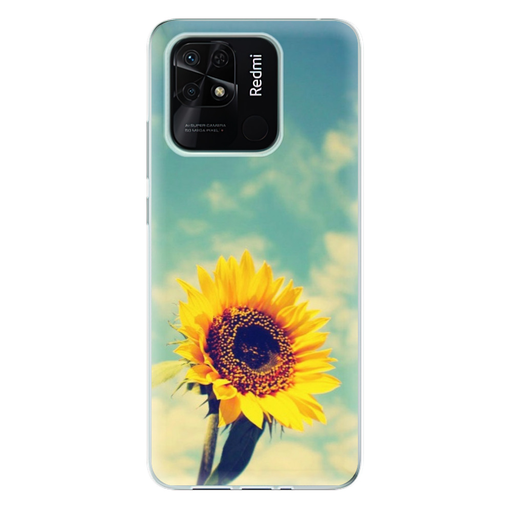 Silikonové odolné pouzdro iSaprio - Sunflower 01 na mobil Xiaomi Redmi 10C (Silikonový odolný kryt, obal, pouzdro iSaprio - Sunflower 01 na mobilní telefon Xiaomi Redmi 10C)