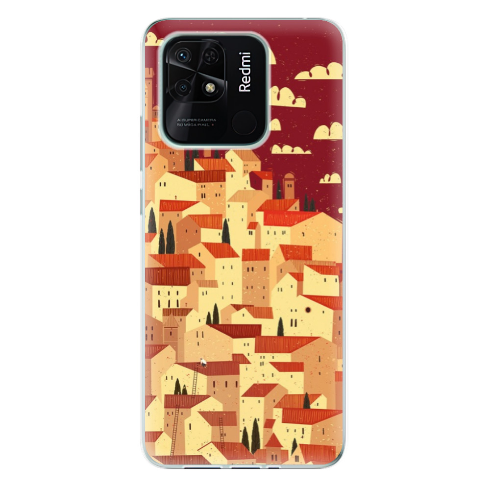 Odolné silikonové pouzdro iSaprio - Mountain City - Xiaomi Redmi 10C