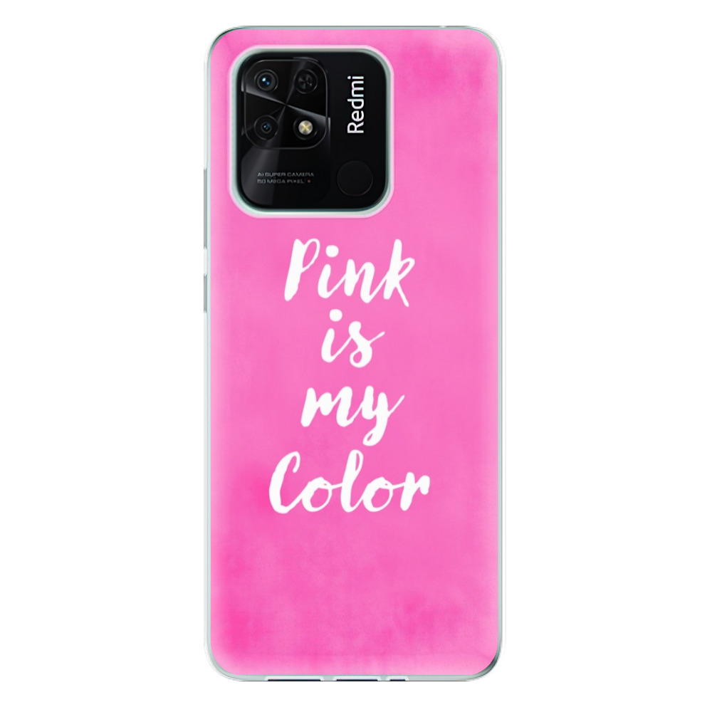 Silikonové odolné pouzdro iSaprio - Pink is my color na mobil Xiaomi Redmi 10C (Silikonový odolný kryt, obal, pouzdro iSaprio - Pink is my color na mobilní telefon Xiaomi Redmi 10C)