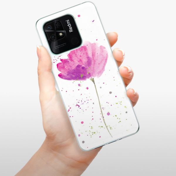 Silikonové pouzdro iSaprio - Xiaomi Redmi 10C - Poppies