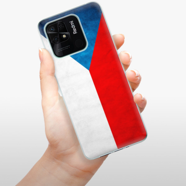 Silikonové pouzdro iSaprio - Xiaomi Redmi 10C - Czech Flag
