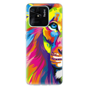 Silikonové pouzdro iSaprio - Xiaomi Redmi 10C - Rainbow Lion