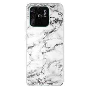 Silikonové pouzdro iSaprio - Xiaomi Redmi 10C - White Marble 01