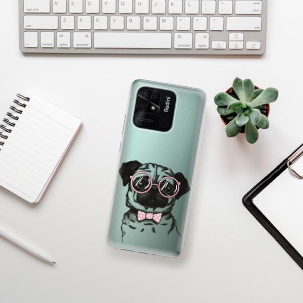 Silikonové pouzdro iSaprio - Xiaomi Redmi 10C - The Pug