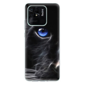 Silikonové odolné pouzdro iSaprio - Black Puma na mobil Xiaomi Redmi 10C