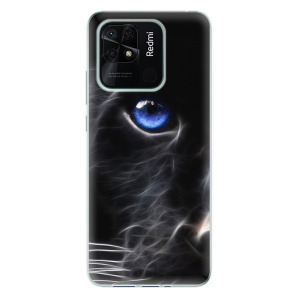 Silikonové pouzdro iSaprio - Xiaomi Redmi 10C - Black Puma