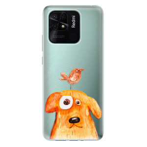 Silikonové pouzdro iSaprio - Xiaomi Redmi 10C - Dog And Bird