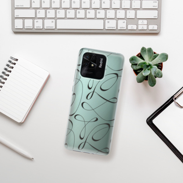 Silikonové pouzdro iSaprio - Xiaomi Redmi 10C - Fancy black