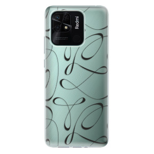 Silikonové pouzdro iSaprio - Xiaomi Redmi 10C - Fancy black